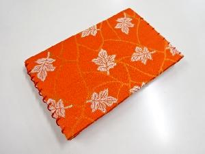 アンティーク　菊の葉模様織り出し懐紙入れ